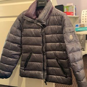 Moncler grey down jacket size 0 so warm light and comfortable
